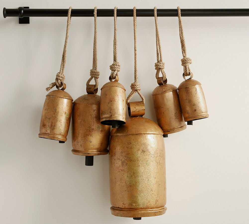 Handcrafted Brass Bells Wall Art | Pottery Barn (US)