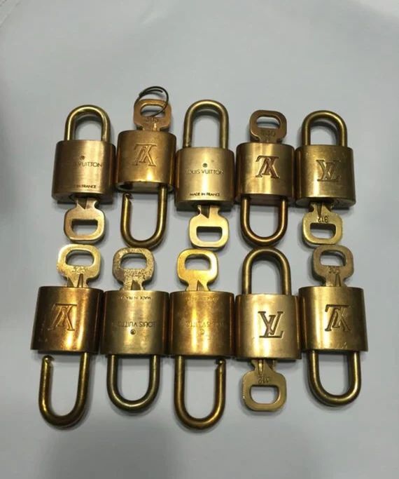Louis Vuitton lock and key set | Etsy (US)