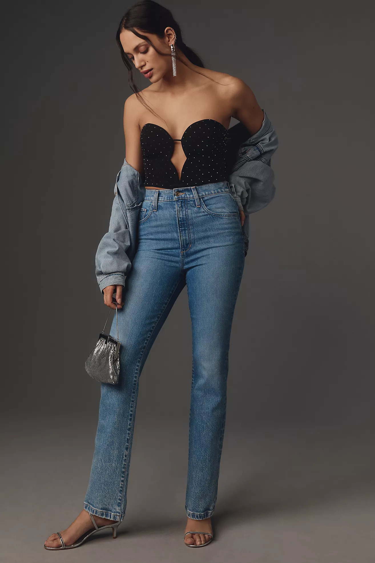 Favorite Daughter Valentina High-Rise Straight-Leg Jeans | Anthropologie (US)