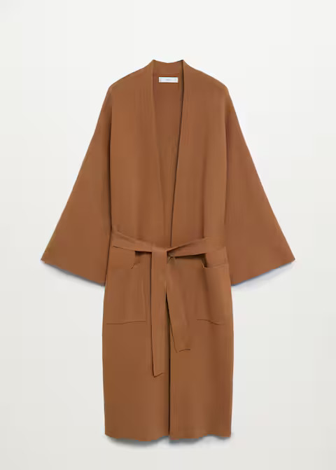 Fine-knit cardigan | MANGO (US)