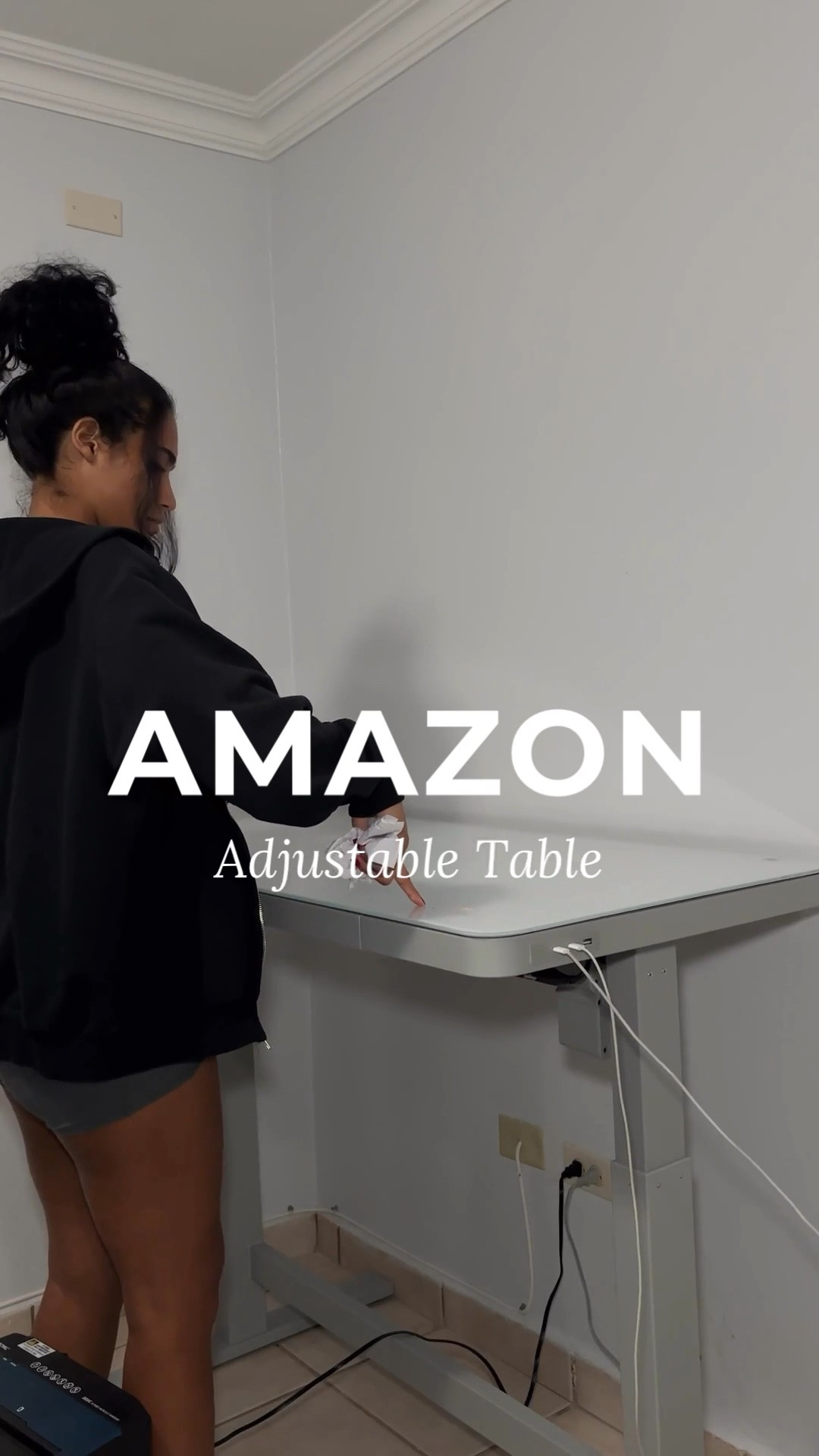 The perfect table to stand or sit while doing work ‼️✅ 
Shop Below👇🏽👇🏽👇🏽

#LTKWatchNow #LTKHome #LTKU
