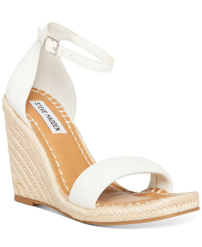 Steve Madden Women's Submit Espadrille Wedge Sandals & Reviews - Sandals - Shoes - Macy's | Macys (US)