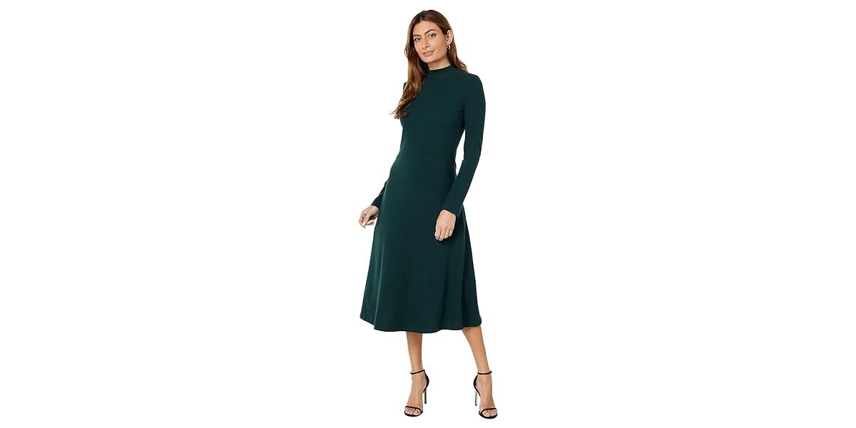 Vince Long Sleeve Mock Neck Dress | The Style Room, powered by Zappos | Zappos