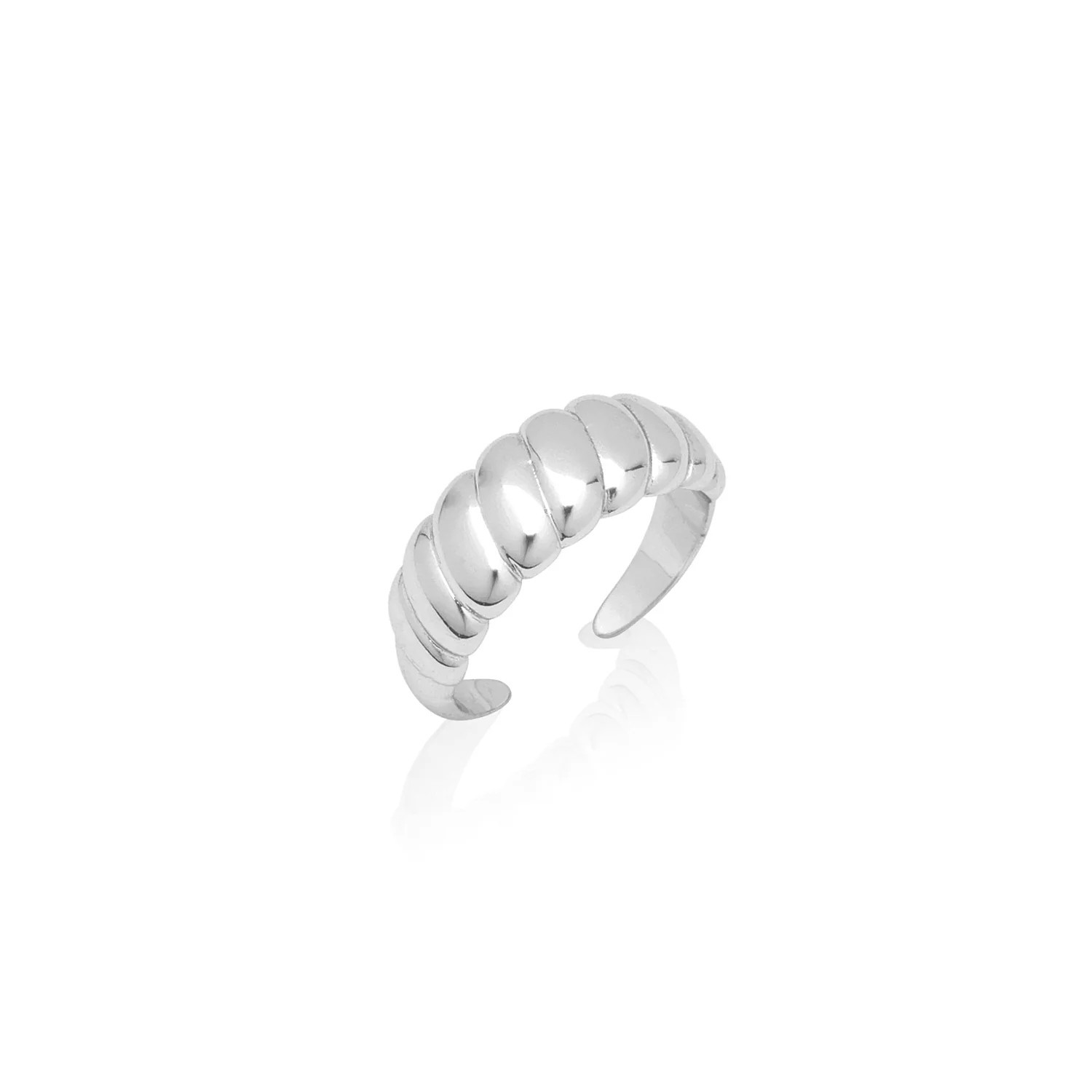 Chunky Croissant Ring (Silver) | Abbott Lyon