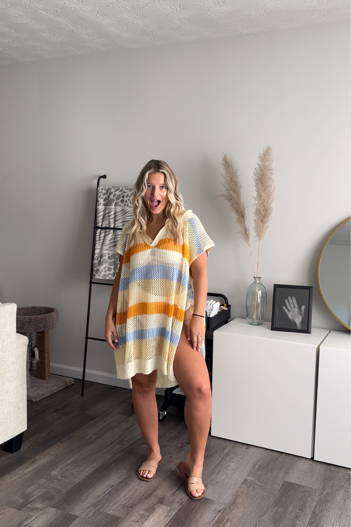 Colorful swim cover up 🌸

#LTKstyletip #LTKSeasonal #LTKFind