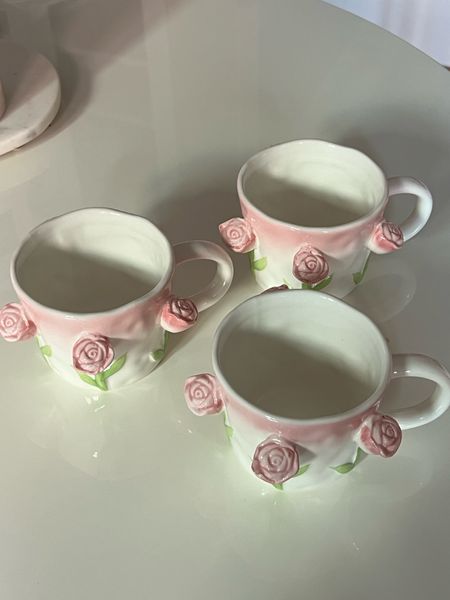 Rose mugs coffee mugs 

#LTKfindsunder50 #LTKSeasonal #LTKfindsunder100