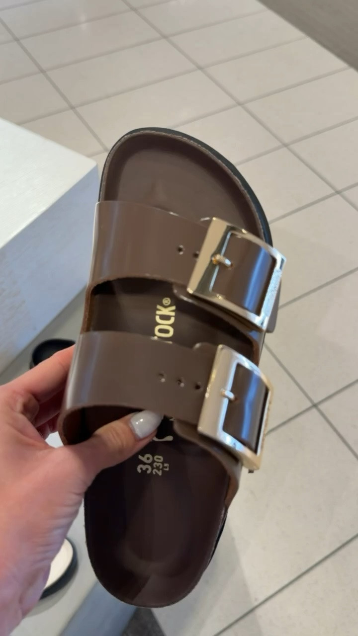 New Birkenstock buckle slide sandals, vacation sandals, summer sandals, annabrstyle

#LTKOver40