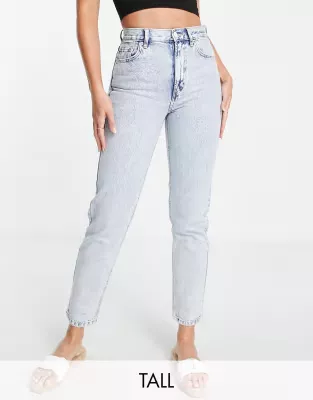 Tall Basics High Waist Mom Jeans