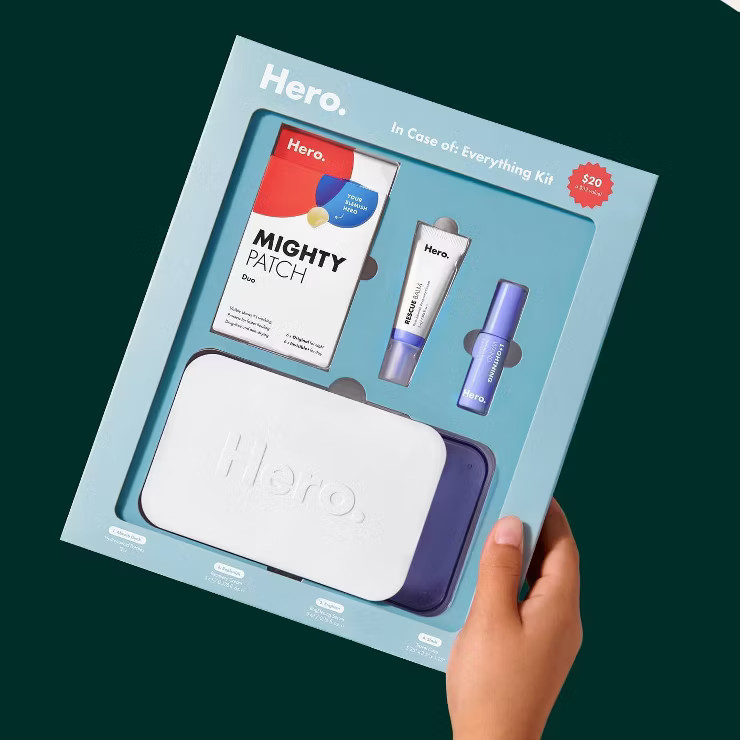 Hero Cosmetics In Case of Everything 2022 Holiday Kit - 4ct | Target