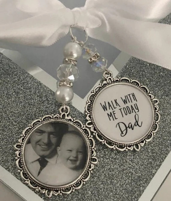 Walk With Me Today Dad Loving Memory Charm Locket - Etsy | Etsy (US)