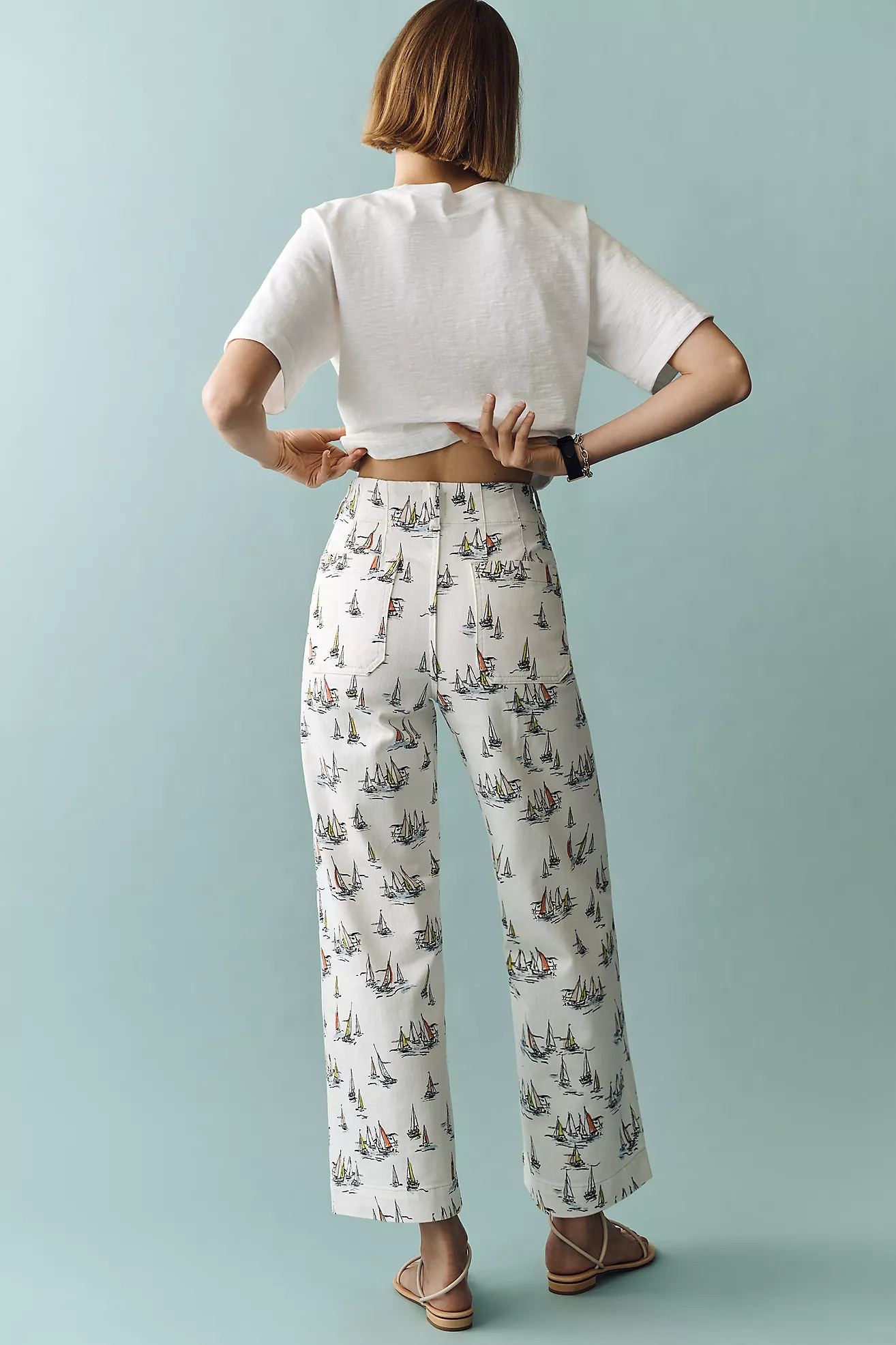 Colette Full-Length Wide-Leg Jeans by Maeve | Anthropologie (US)