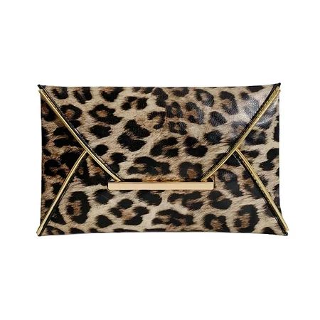 Happybear Retro Animal Print Large Capacity Handbags Women Casual PU Envelope Bag Clutches | Walmart (US)