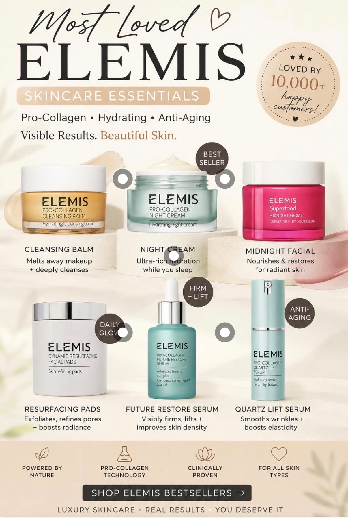 Elemis Most Loved Products

#LTKgrwm #LTKBeauty #LTKselfcare