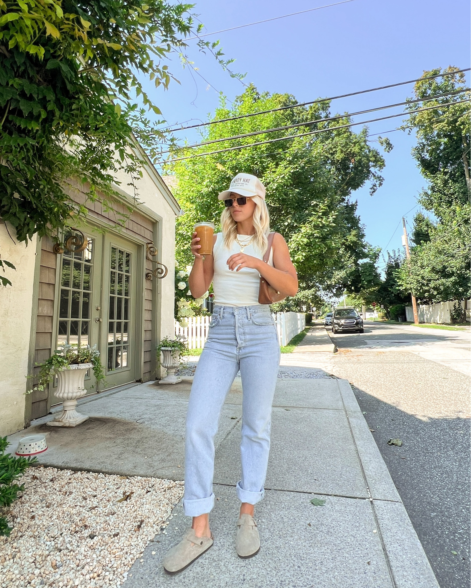 birkenstock clog outfit