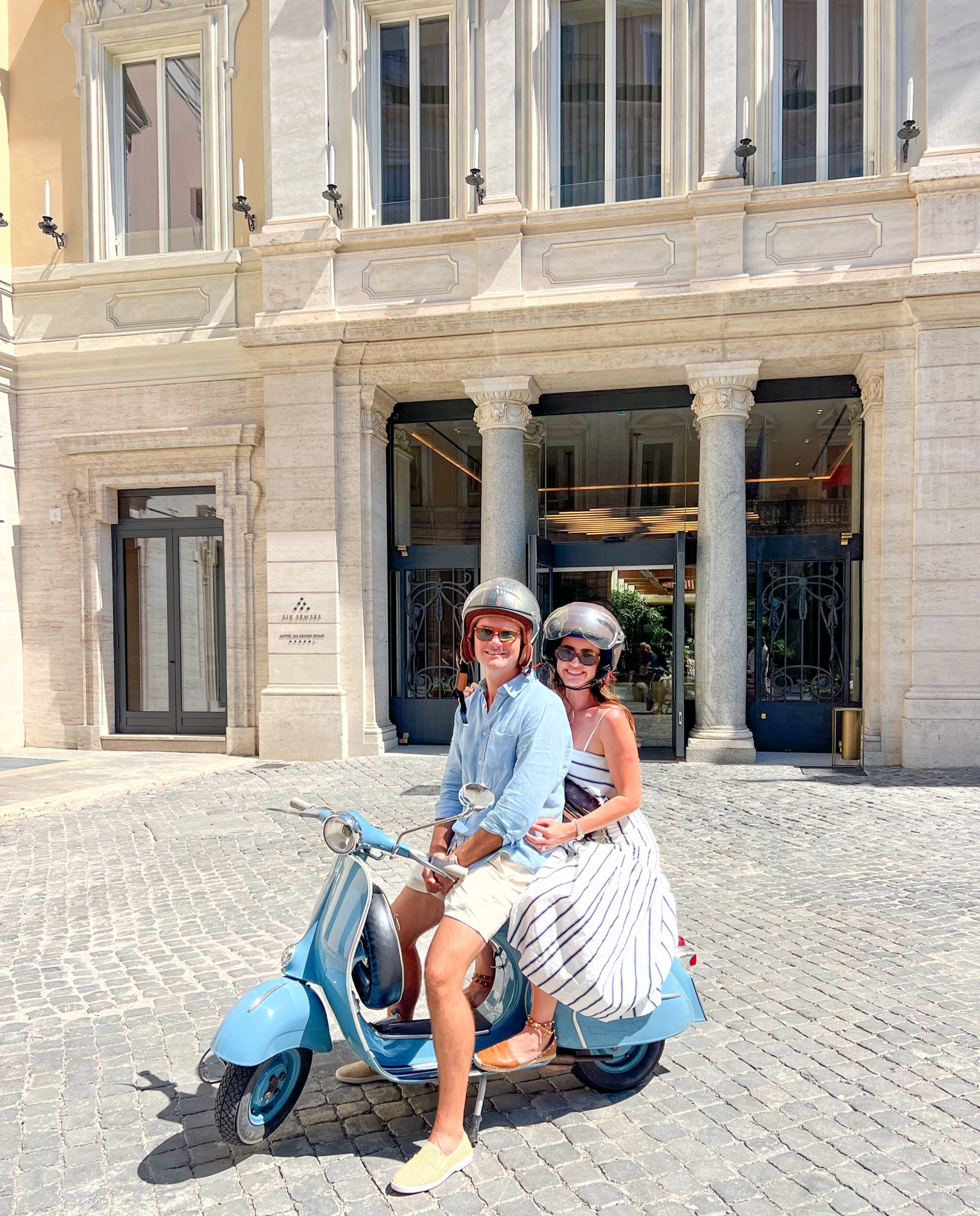 When in Rome 🛵🇮🇹 #rome #italy #vespa #vespatour #sixsenses 

#LTKsalealert #LTKtravel #LTKunder100