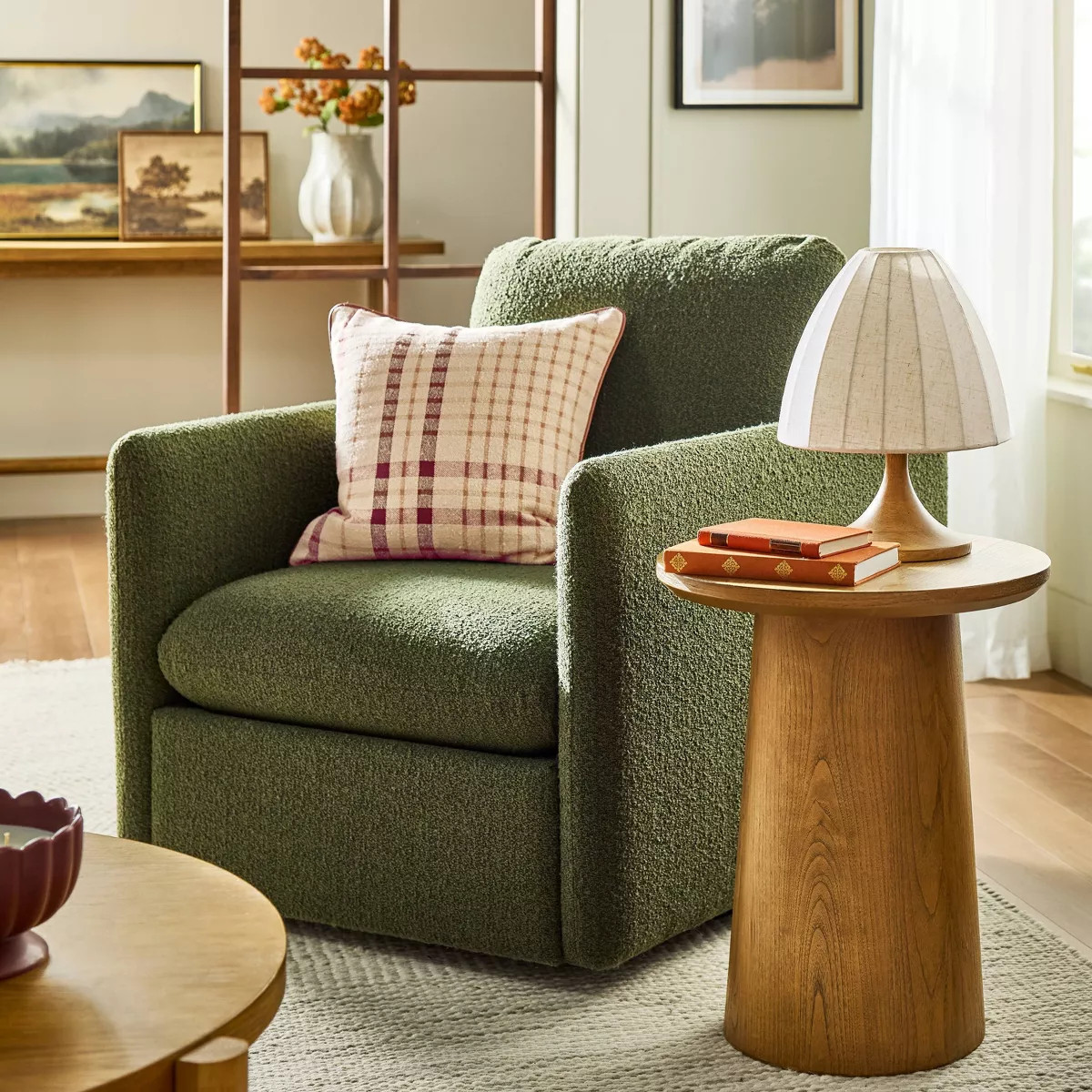 18"x18" Plaid Square Toss Pillow - Hearth & Hand™ with Magnolia | Target