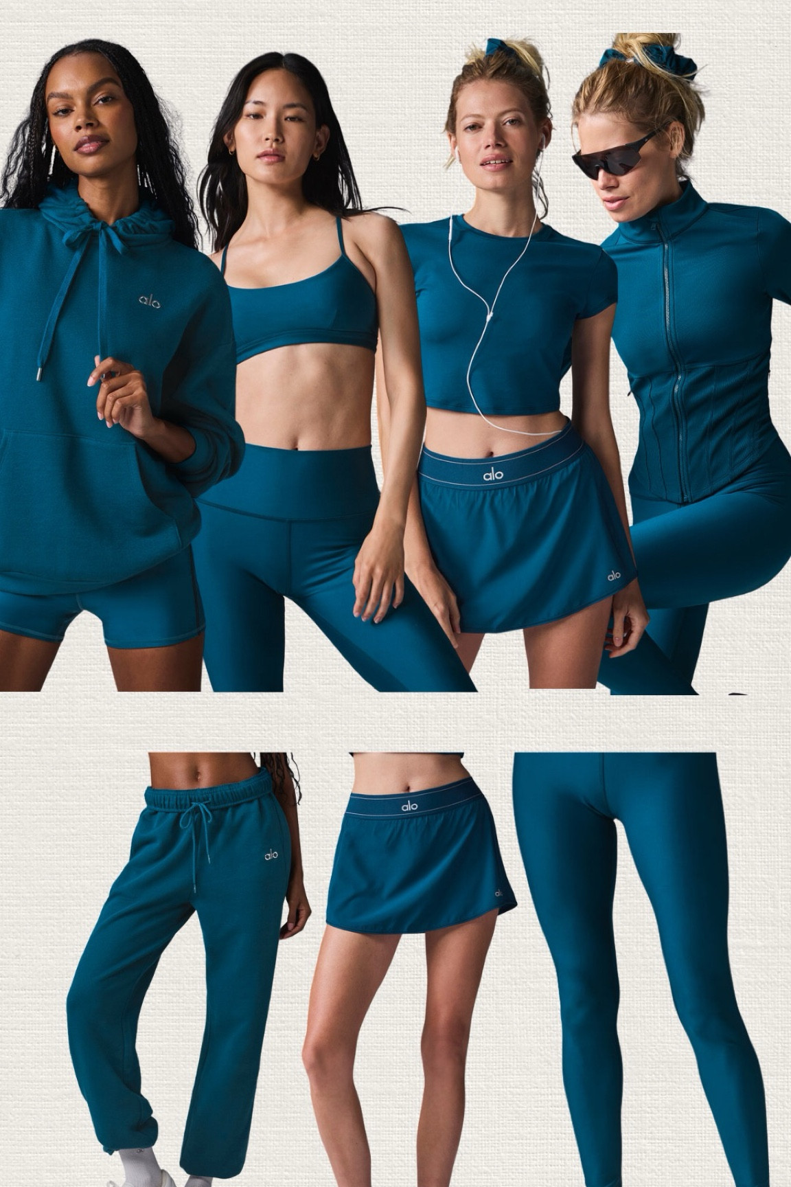 Women’s alo new arrivals 
Eclipse blue athletic wear 
Women’s lounge wear 
New color 
Full zip corset jacket 
Eclipse blue sweatpants 
alo tennis skirt 
alosoft crop fitness short sleeve 
Accolade hoodie 
High waist airlift legging 
Airlift intrigue bra 

#LTKFitness #LTKStyleTip #LTKActive