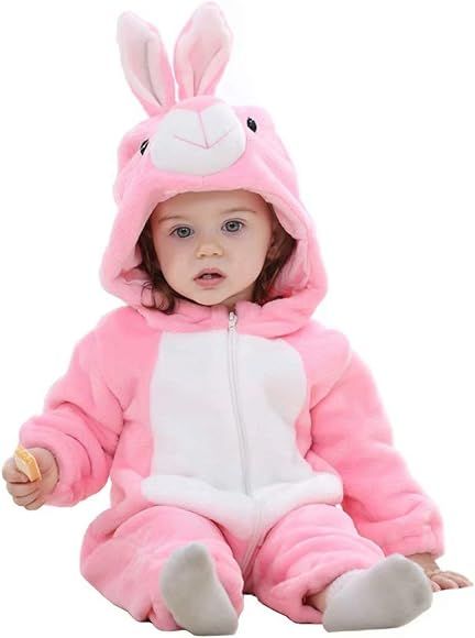 Baby Animal Costumes Unisex Toddler Onesie Halloween Dress Up Romper | Amazon (US)