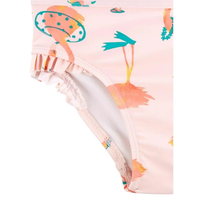 Carter’s Child of Mine Baby and Toddler Girl Two-Piece Rash Guard Set, Sizes 0/3M-5T | Walmart (US)