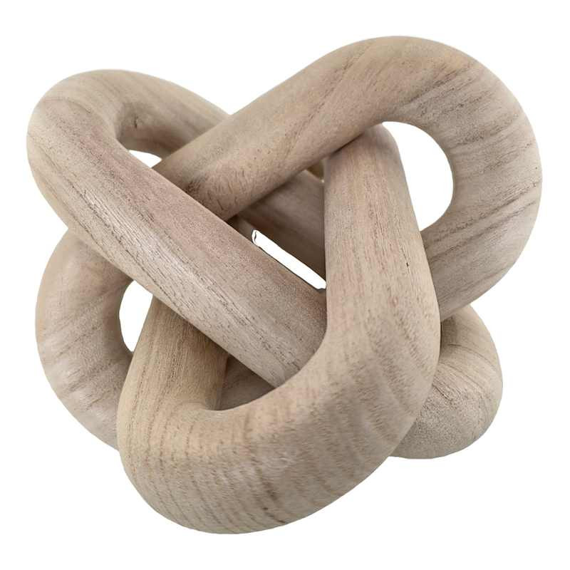 Natural Wooden Knot Statuette, 7.5" | At Home