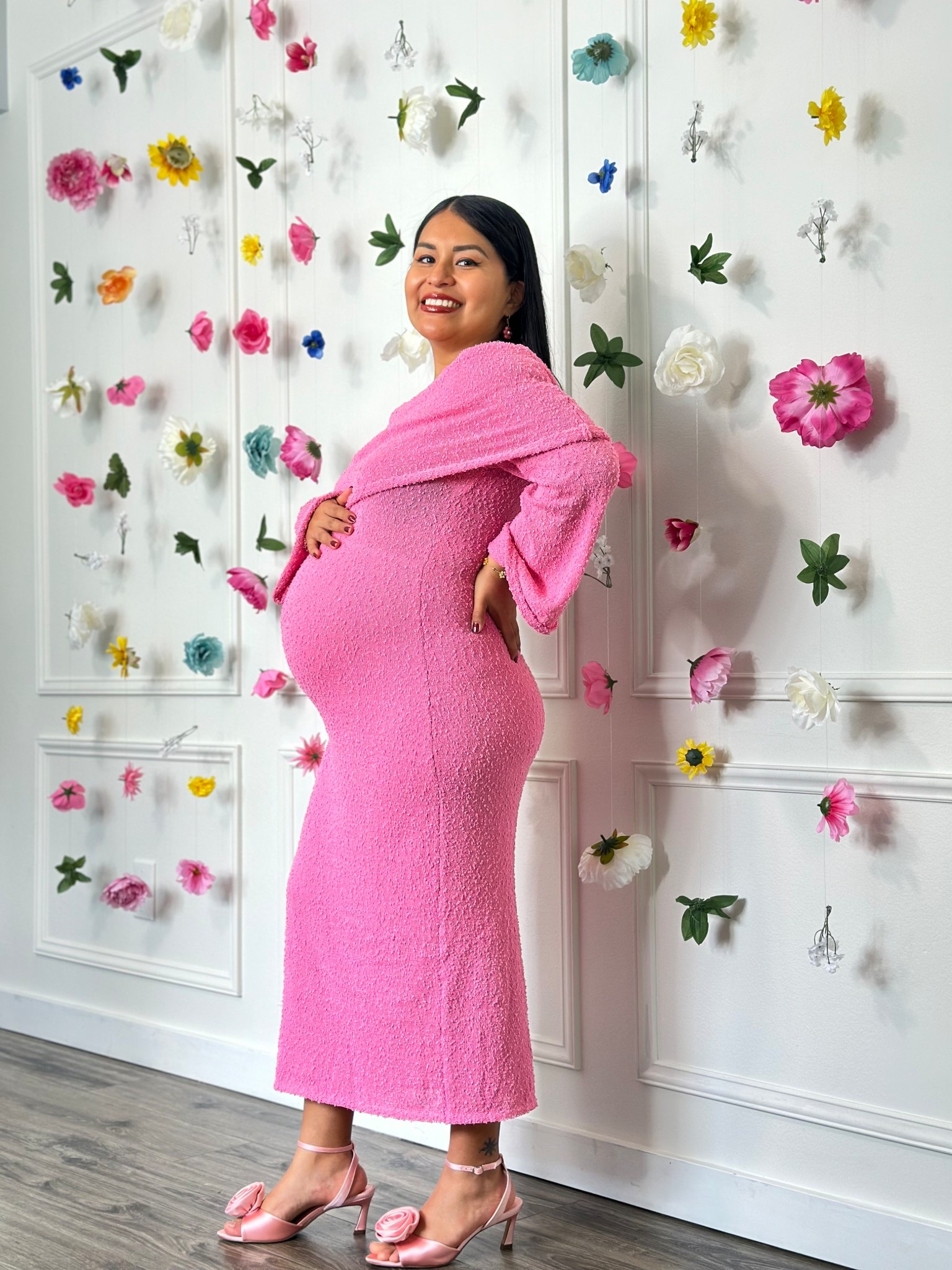 Baby shower dress for baby girl! 
Wearing size small / bump friendly dress / maternity fashion 

#LTKBump #LTKSeasonal #LTKSummerEdit