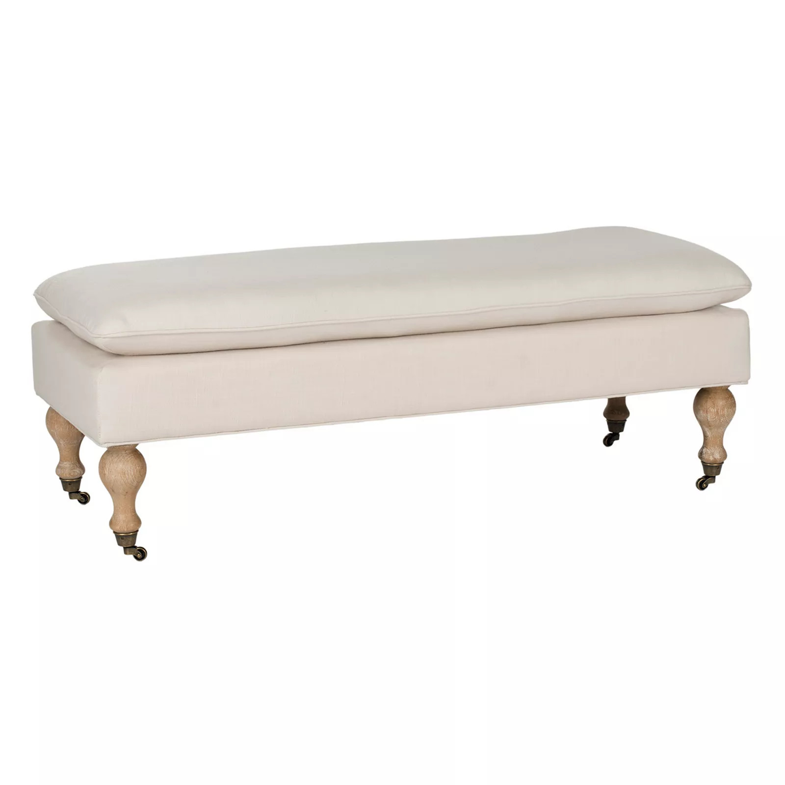 Safavieh Hampton Pillow Top Bench, Ivory | Kohl's