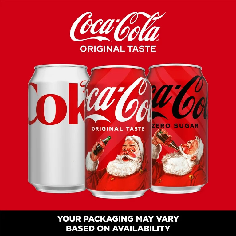 Coca-Cola Classic Soda Pop, 12 fl oz Cans, 24 Pack | Walmart (US)