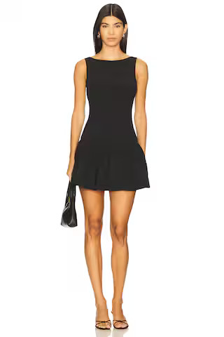 Amanda Uprichard Katina Dress in Black from Revolve.com | Revolve Clothing (Global)