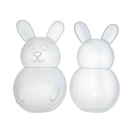 Guczhu Easter Bunny Plastic Containers, 10.25 Inch Shaped Candy Holder, Reusable Storage Box for Festive Holiday Decor, B | Walmart (US)