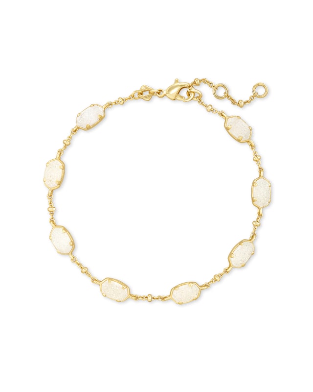 Emilie Gold Chain Bracelet in Iridescent Drusy | Kendra Scott | Kendra Scott