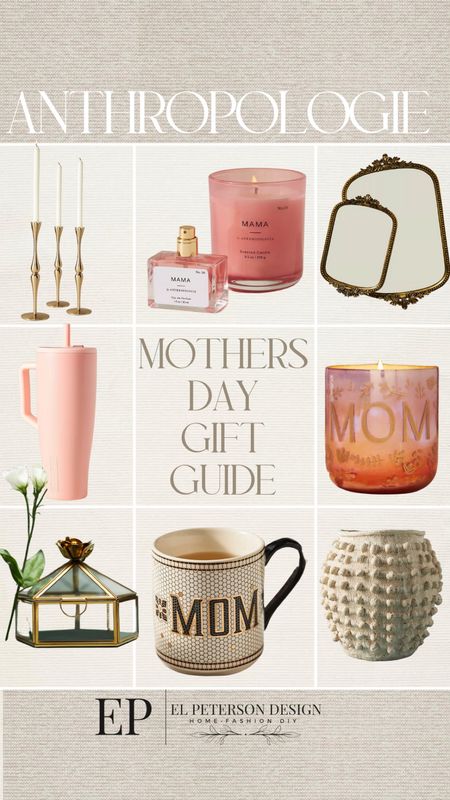 Mother’s Day gift guide
Candle
Candle holder
Vase
Mug
Trinket box
Perfume 
Straw tumbler 

#LTKhome