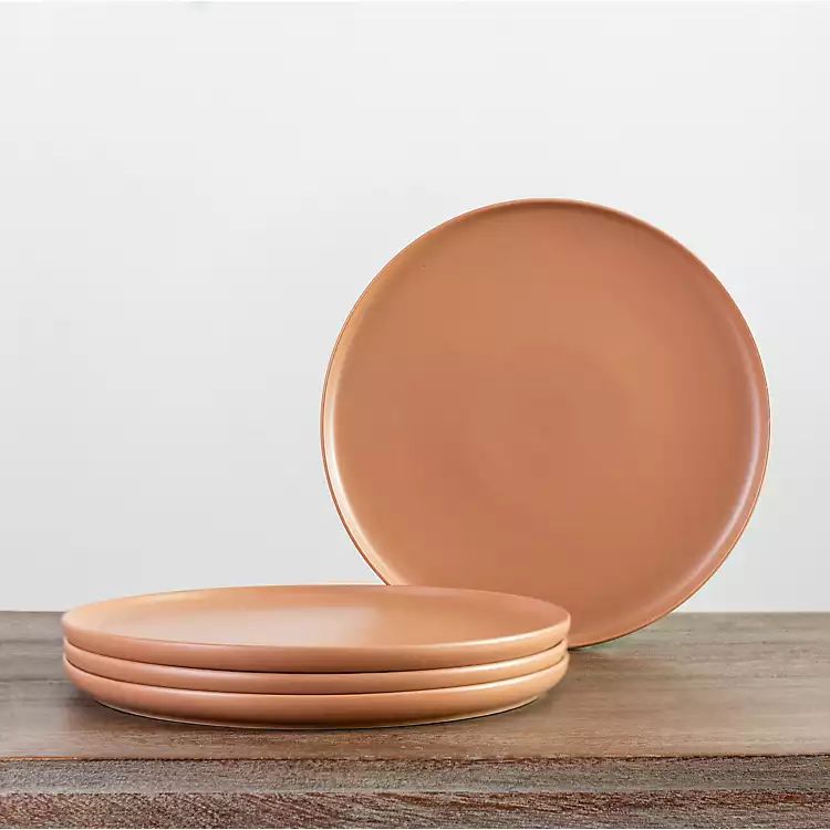 Simple Things Terracotta Dinner Plates, Set of 4 | Kirkland's Home