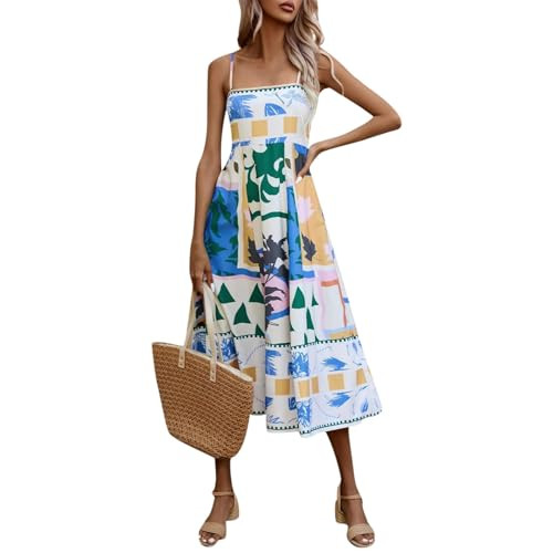 Zimmerman Look Alike Dresses On Amazon Boho Dresses Farm Rio Dupes/Lookalikes Open Back Dress Zimmerman Love Shack Fancy Dupe Women Striped Maxi Dress Farm Rio Dupe Zimmermann | Amazon (US)