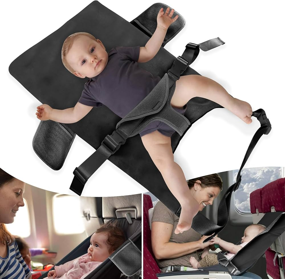 Toddler Airplane Bed for 1-12 Months Old Baby, Portable Toddler Bed, Baby Travel Essentials for F... | Amazon (US)