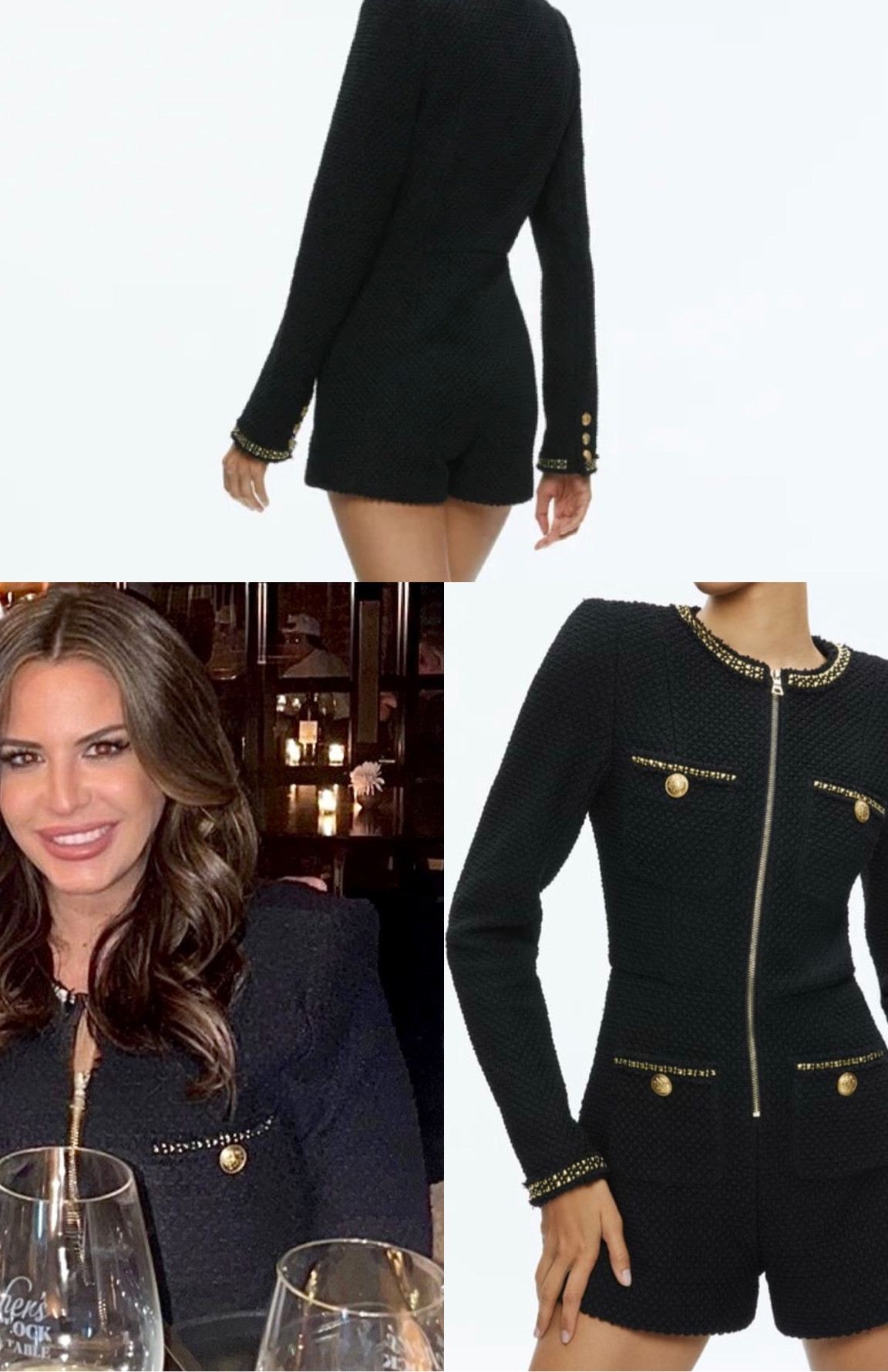 Alice + Olivia Romper
Black romper
Alice + Olivia dress
Black and gold 


#LTKparties #LTKstyletip #LTKmidsize