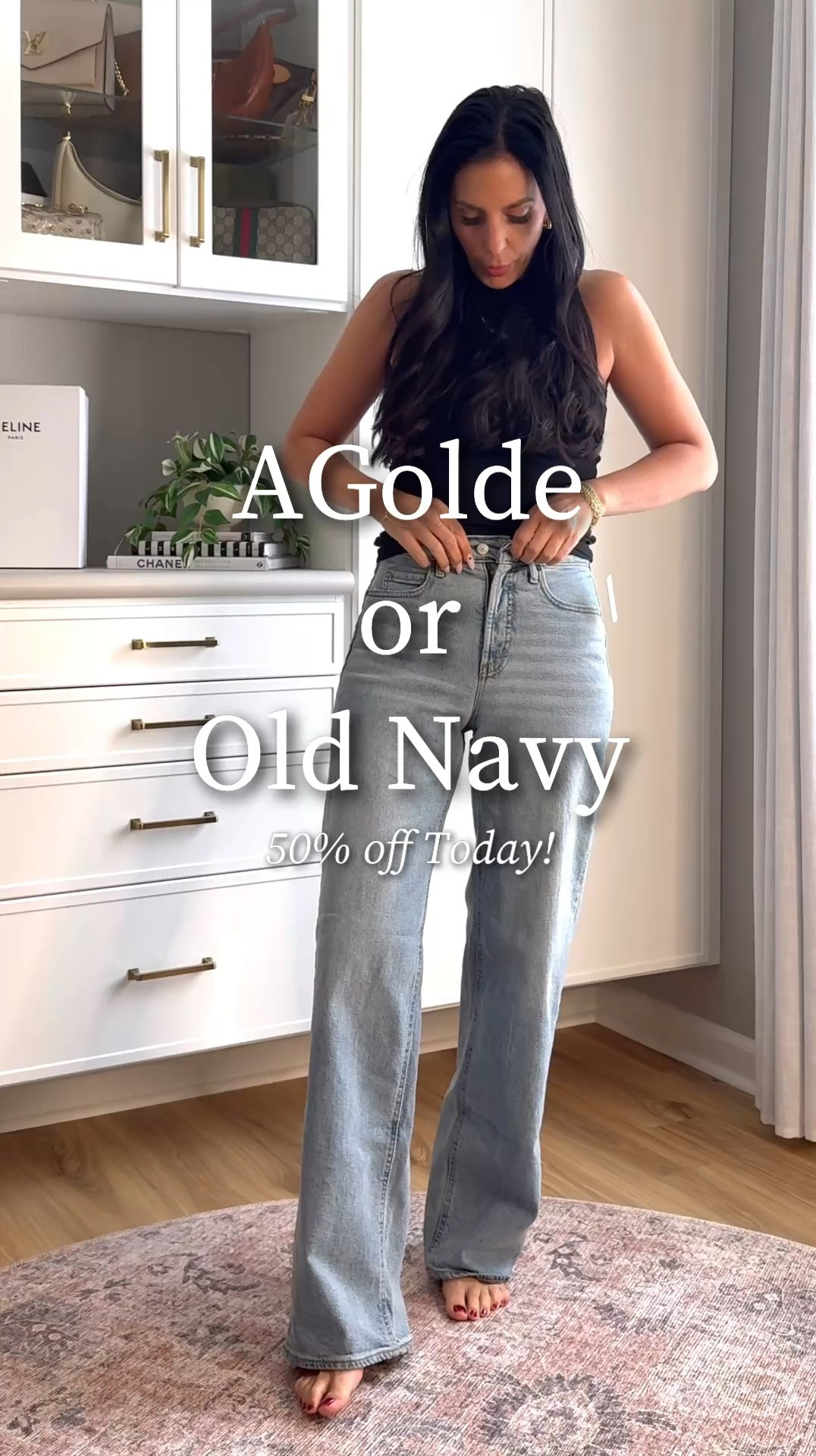 AGolde look for less at Old Navy
Denim- 2 tall 
Sweater small 
Spezial Sneakers- size down a half size 
#LTKNYFW

#LTKFindsUnder50 #LTKSaleAlert #LTKU #LTKWatchNow