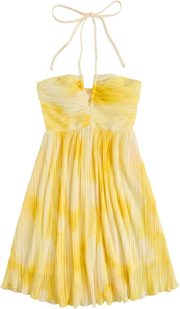 SOLY HUX Women's Tie Dye Cami Dress Halter Backless Sleeveless A Line Short Summer Dresses Sundre... | Amazon (US)