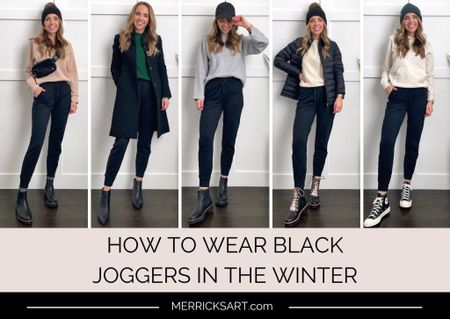 @nordstrom style with black joggers in the winter #nordstrom #Ad

#LTKfit #LTKstyletip #LTKSeasonal