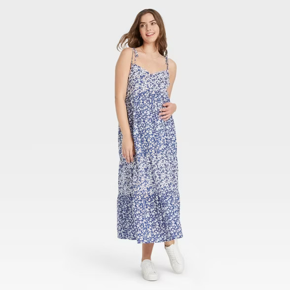 The Nines by HATCH™ Sleeveless Tiered Maternity Dress | Target