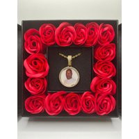 High Quality Photo Necklace/Non Tarnish with Cz Diamonds Special Occasion Bling Photo Pendant Necklace Box | Etsy (US)