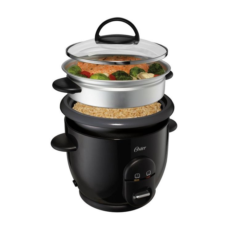 Oster DiamondForce 6 Cup Nonstick  Electric Rice Cooker - Black | Target