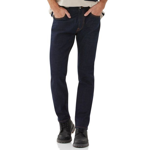 Free Assembly Men's Selvedge Slim Fit Jeans | Walmart (US)