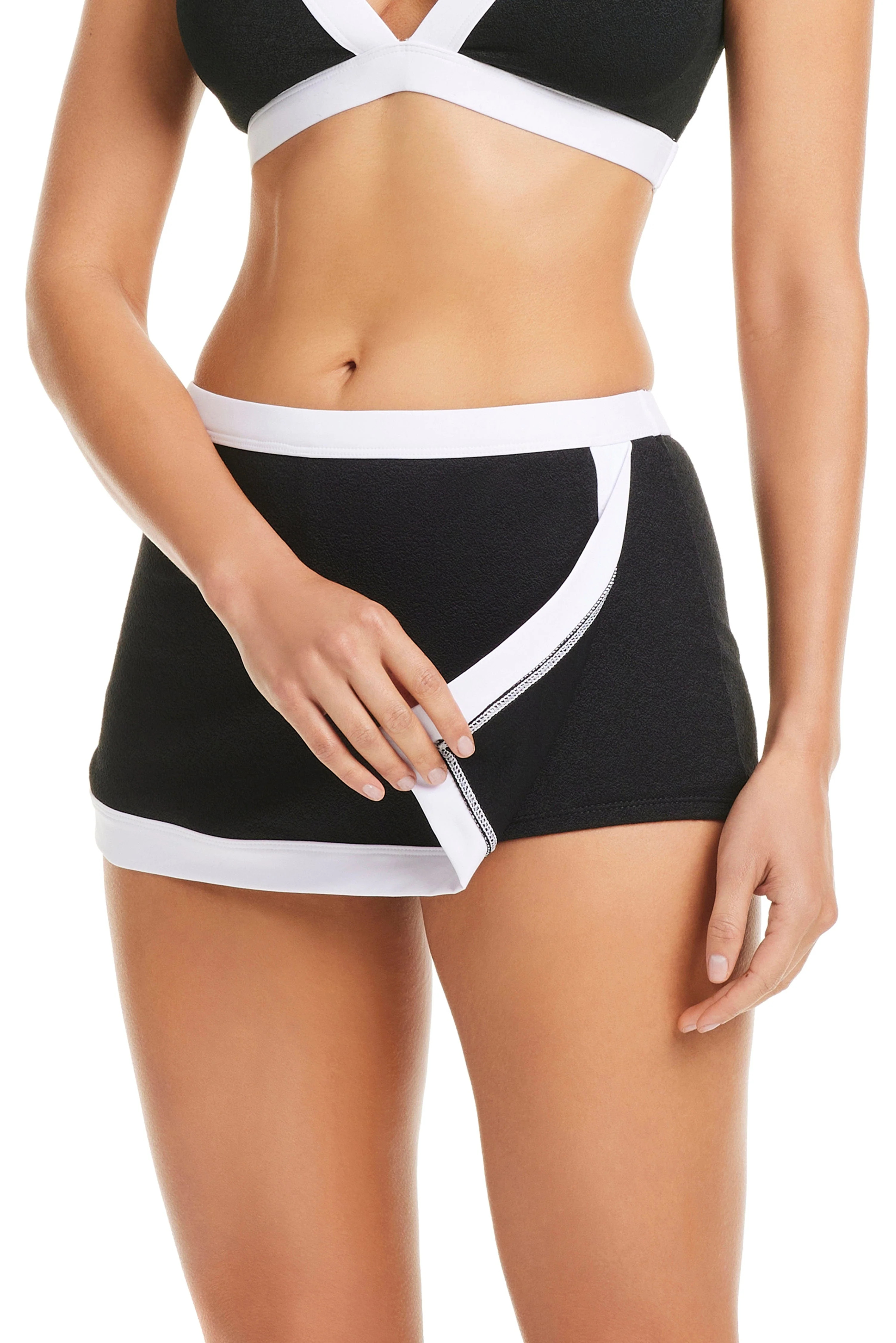 NEW! I'm With The Band Skirted Boy Short Bikini Bottom | Bleu Rod Beattie