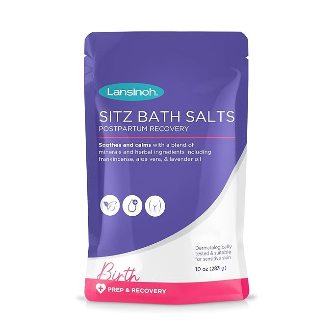 Lansinoh Sitz Bath Salts Postpartum Essentials, With Soothing and Calming Ingredients Including L... | Amazon (US)
