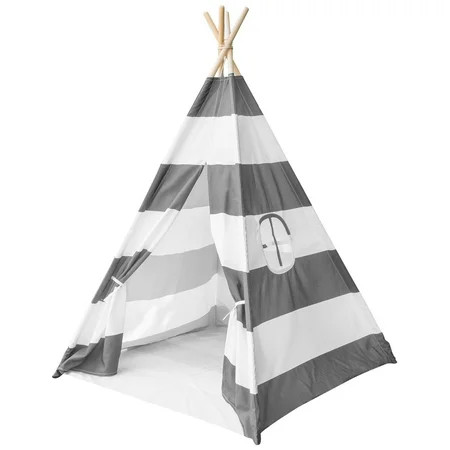Sorbus Teepee Play Tent for Kids with Portable Carry Bag | Walmart (US)