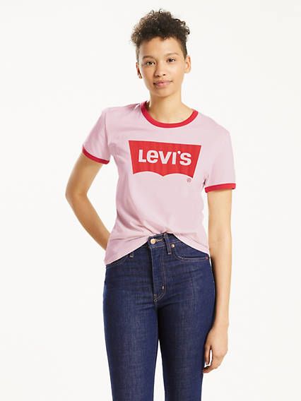 Levi's Logo Ringer Tee Shirt T-Shirt - Women's S | LEVI'S (US)