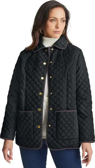 Jessica London Snap-Front Quilted Coat | Nordstrom | Nordstrom
