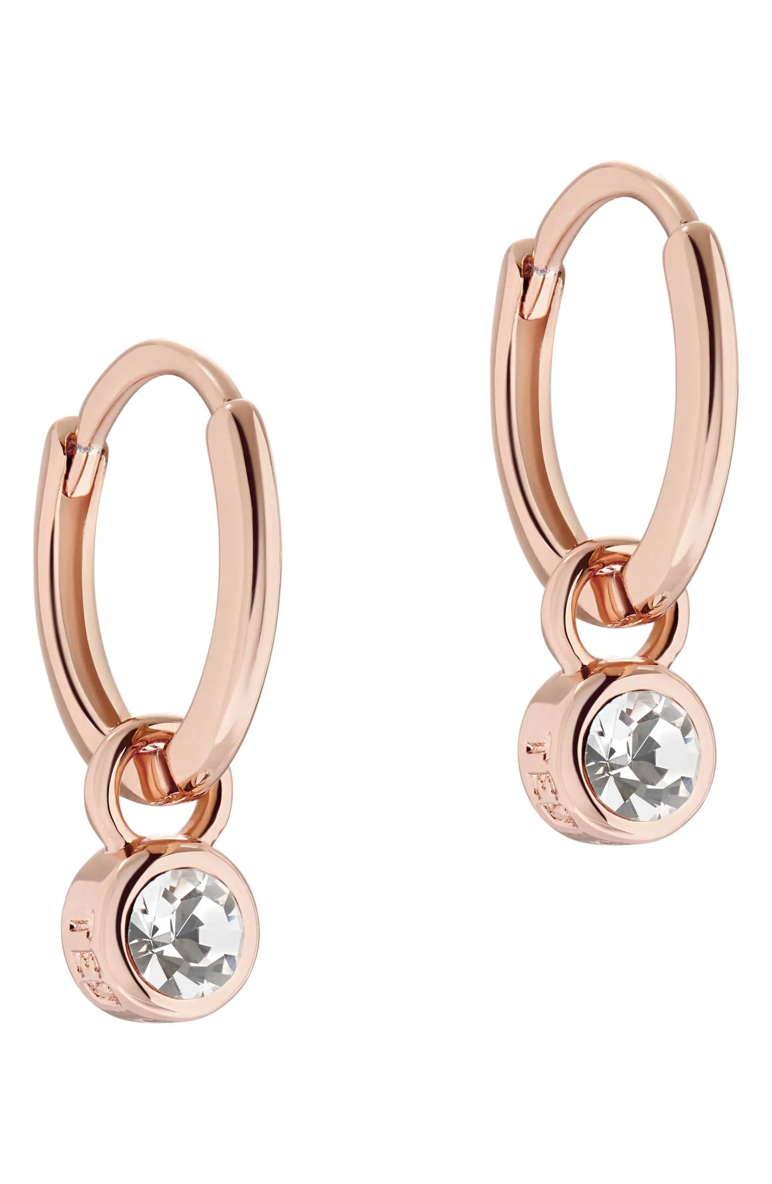 Sinalaa Crystal Huggie Hoop Earrings | Nordstrom