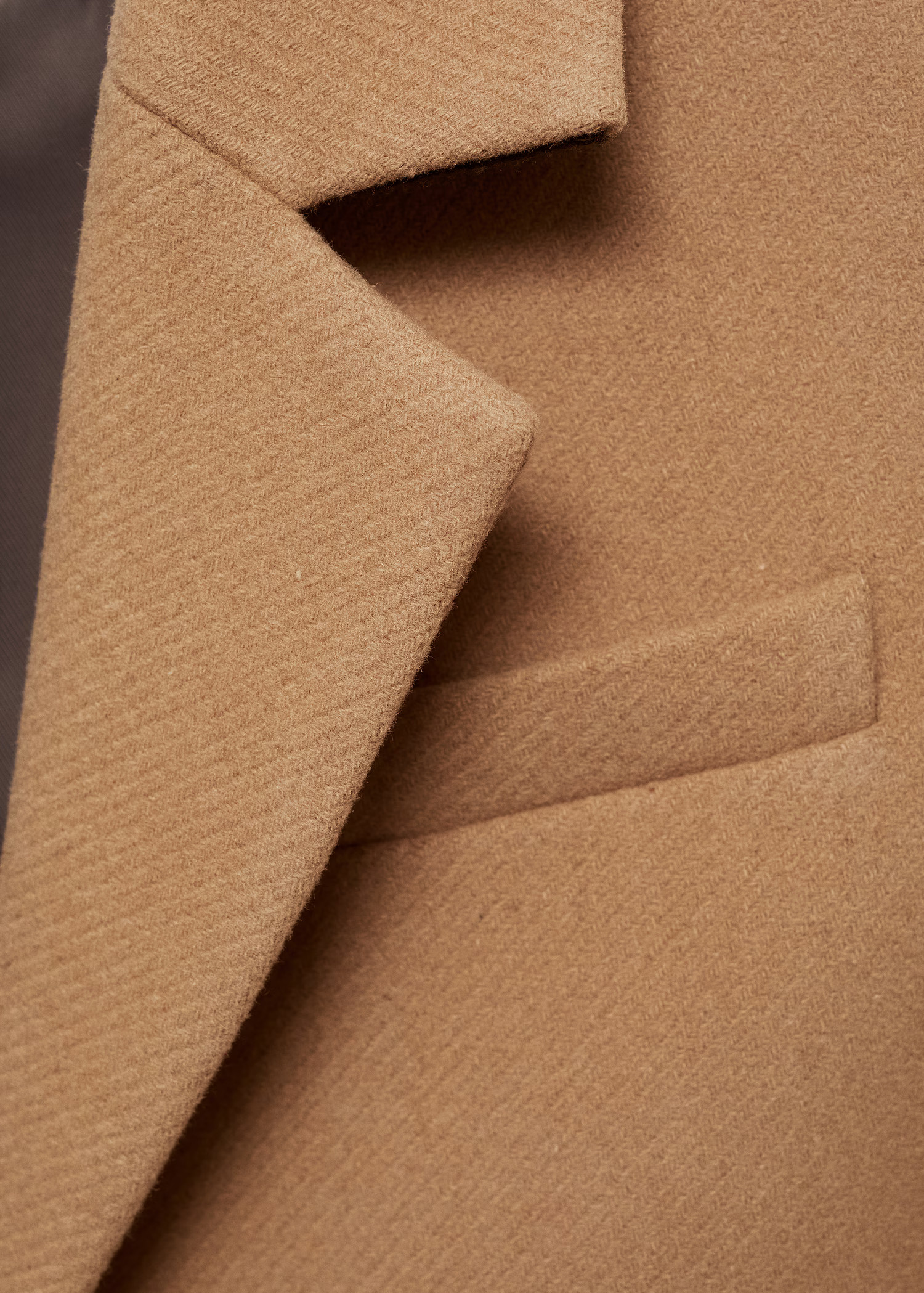 Long structured wool coat - Women | MANGO USA | Mango (US/MX/AU)