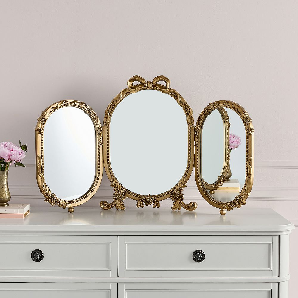 LoveShackFancy Trifold Vanity Mirror (43"x24") | Pottery Barn Teen